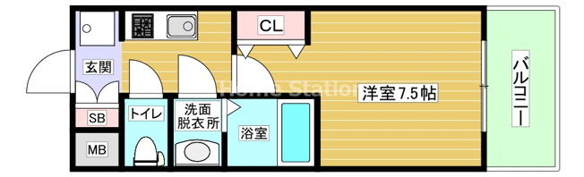 【間取り】 | スプランディッド中之島WEST