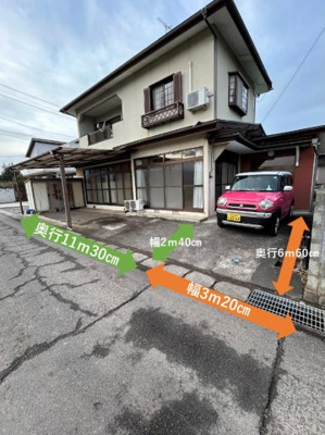【駐車場】 | 中古戸建　福島市笹木野字街道北