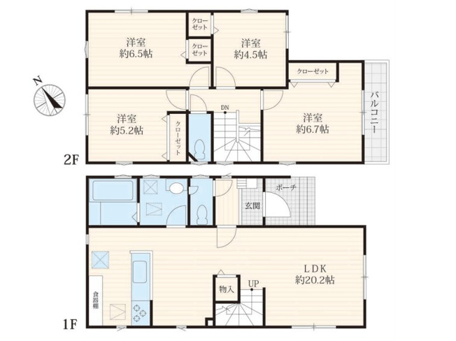 【間取り】 | CLEIAS TOWN久喜市上町　戸建住宅 | ≪4号棟≫