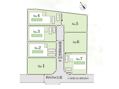 【区画図】 | CLEIAS TOWN久喜市上町　戸建住宅