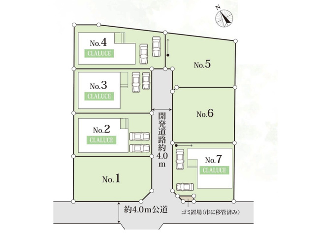 【区画図】 | CLEIAS TOWN久喜市上町　戸建住宅