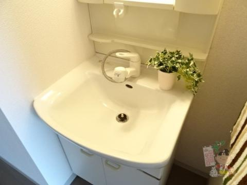 シャーメゾン奥村の洗面所|洗髪洗面化粧台