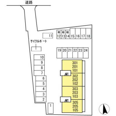 【区画図】 | カーサステラⅢ