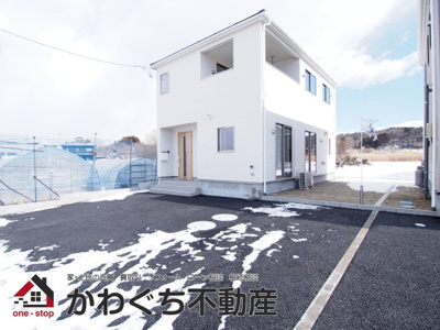 【外観】 | Cradle garden　本宮市高木第５　１号棟 | ★内覧予約で新米2kg★