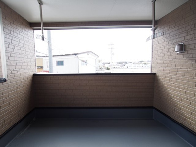 【前面道路含む現地写真】 | Cradle garden　本宮市高木第５　２号棟