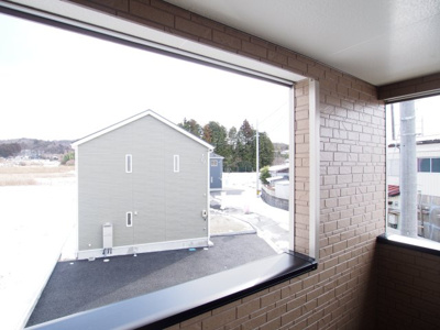 【展望】 | Cradle garden　本宮市高木第５　２号棟