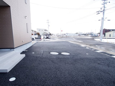 【駐車場】 | Cradle garden　本宮市高木第５　２号棟