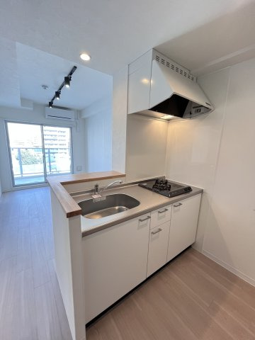 大阪市都島区都島北通１丁目の賃貸マンションのキッチン