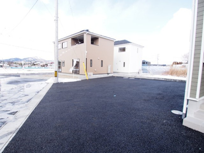 【駐車場】 | Cradle garden　本宮市高木第５　３号棟