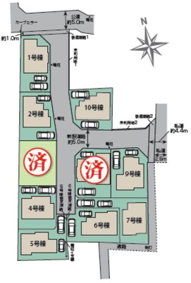 【区画図】 | 小金井市前原町1丁目　新築戸建　全10棟(10号棟)