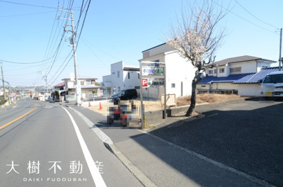 【前面道路含む現地写真】 | 座間市立野台３丁目　売地　全３区画