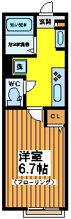 【間取り】 | Flat.neo明大前