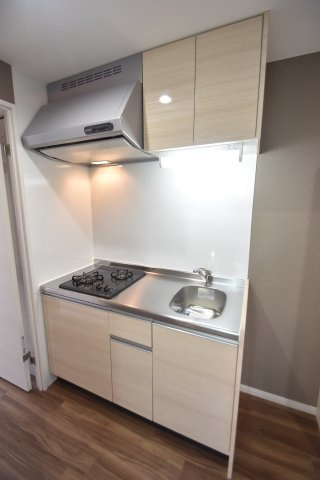 大阪市都島区都島北通１丁目の賃貸マンションのキッチン