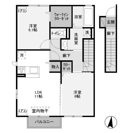 【間取り】 | メゾンボヌールi | メゾン ボヌールi