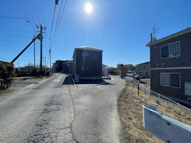 郡山市富久山町福原第19　Cradle Garden　全5棟の前面道路含む現地写真
