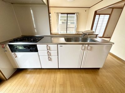 【キッチン】 | 三吉町４丁目貸家 | カウンターキッチン