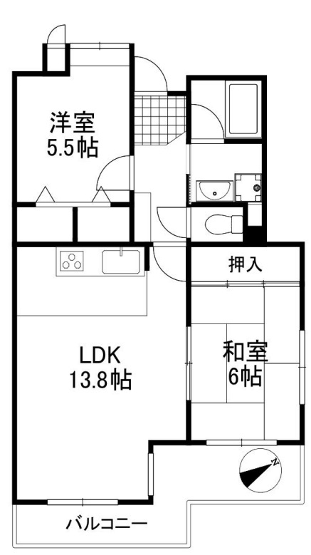  グラン・ドムール宝塚売布の間取り