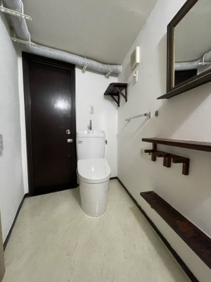 【トイレ】 | 千石台 | プライベート空間として機能や内装にこだわった、優しい雰囲気のトイレはリラックス空間へ