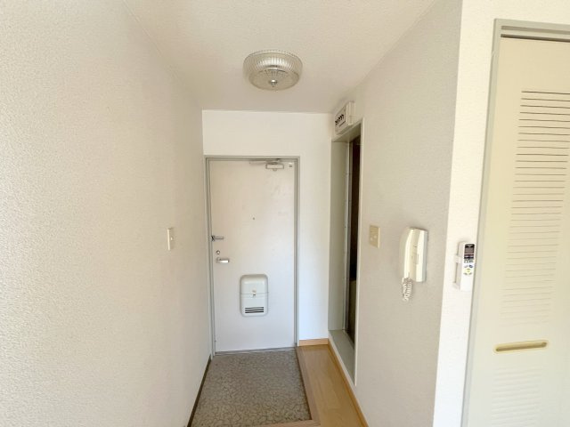 SKYマンションの玄関