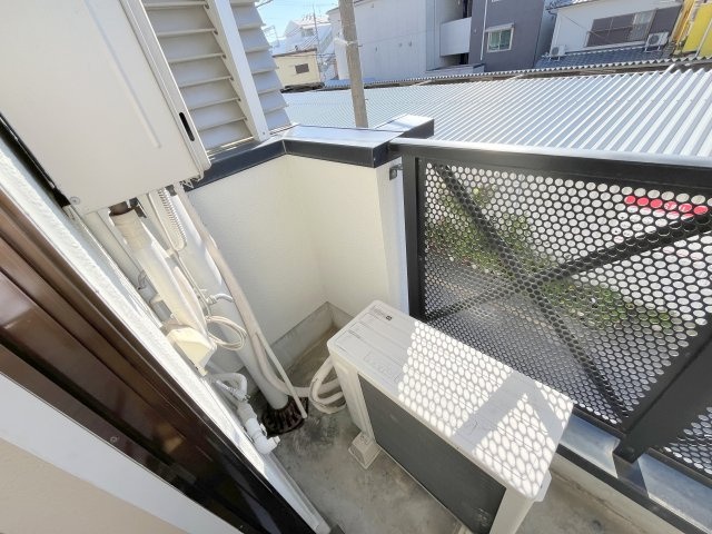 SKYマンションのバルコニー