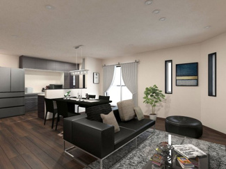 【外観】 | 右京区山ノ内山ノ下町　建築条件付 | イメージパース①