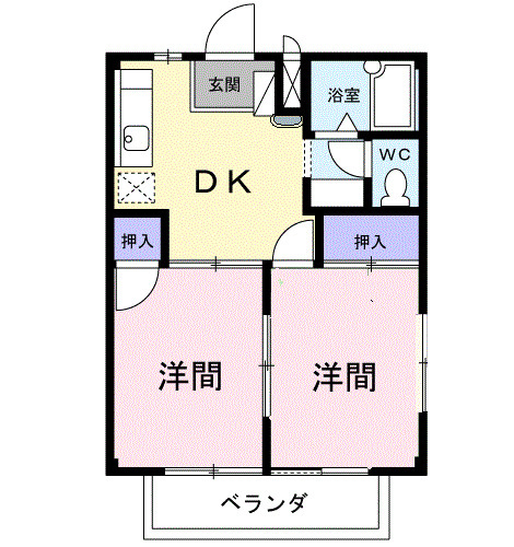 ダイヤモンドヴィレッジの間取り
