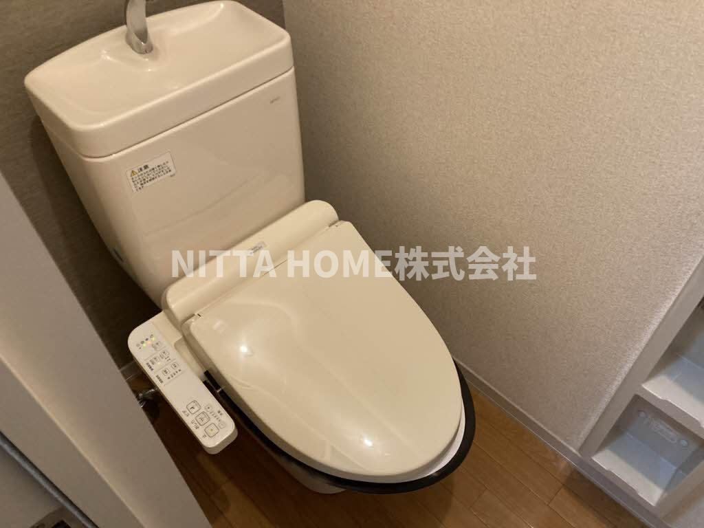 福知山市字猪崎のアパートのトイレ|嬉しいウォシュレット付のトイレです(^O^)