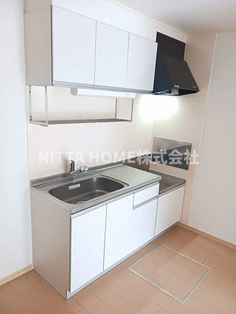 アルモニーのキッチン|ガスコンロ設置可能です(^^♪