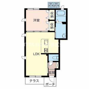 福知山市字内記のアパート