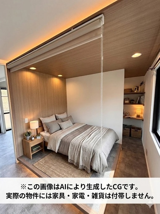 メゾンふじⅢの居間・リビング|こちらの洋室は14帖です☆