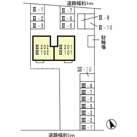 ＲＩＯ ＡＯＮＯ　Ⅱ号館の区画図