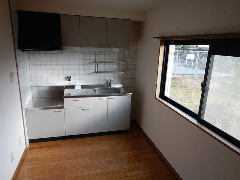 豊岡市高屋の賃貸マンションのキッチン|ガスコンロ設置可能です〇
