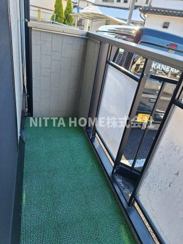 アーバンライフ新町のバルコニー|南向きバルコニーは日当たり良好□