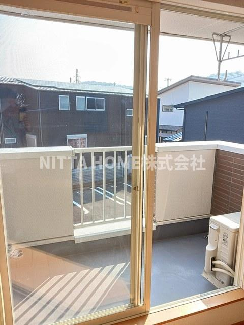 丹波市柏原町柏原のアパートのバルコニー|南向きのバルコニーがついています◎