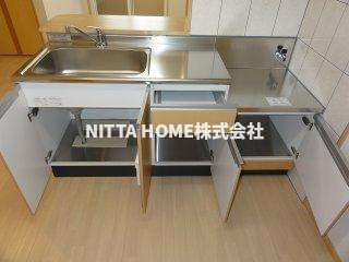 エルドラードのキッチン|キッチン収納たっぷりついています☆彡