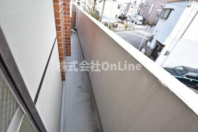 美光マンションのバルコニー