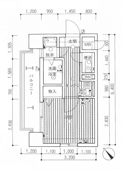 【間取り】 | ダイアパレスジュノス大橋 | 現況優先。