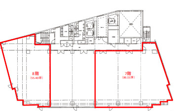 なにわ筋本町MIDビルの間取り|284.80㎡