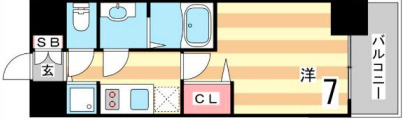 【間取り】 | プレサンス三宮東フィール