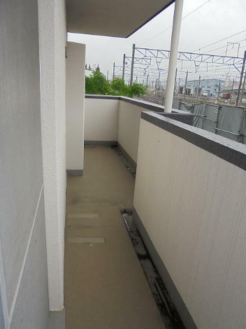 熊本市西区二本木５丁目の賃貸マンションのバルコニー