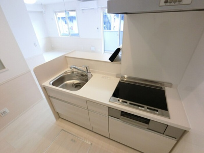 【キッチン】 | グラネージュ | ＩＨ・浄水器（別途契約）付き対面キッチン