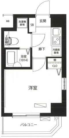 クレアシオン後楽園の間取り