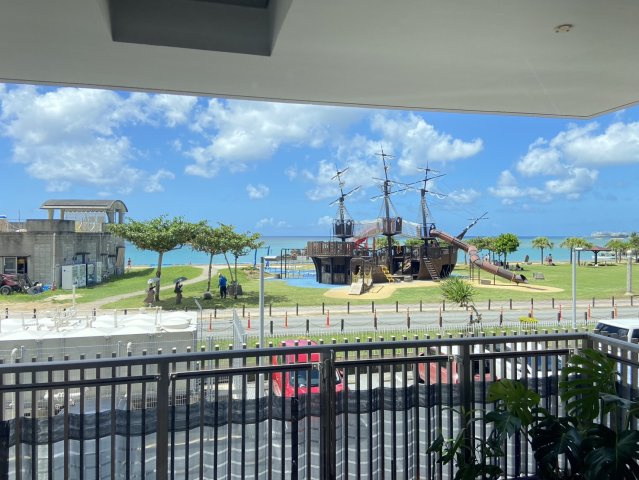 コートヴィレッジアラハ・オンザ・ビーチ　2階の展望