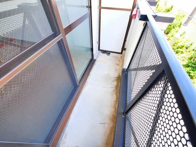 SKYマンションのバルコニー