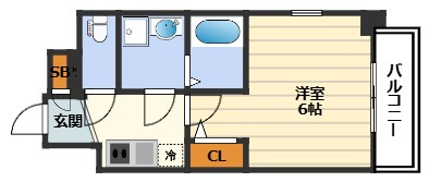 エスリード大阪梅田リュクスの間取り