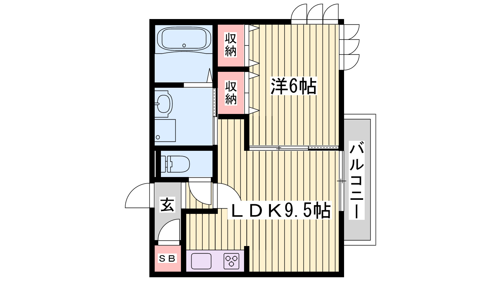 J・アメニティ北今宿の間取り