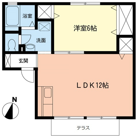 ベルエポックⅡの間取り