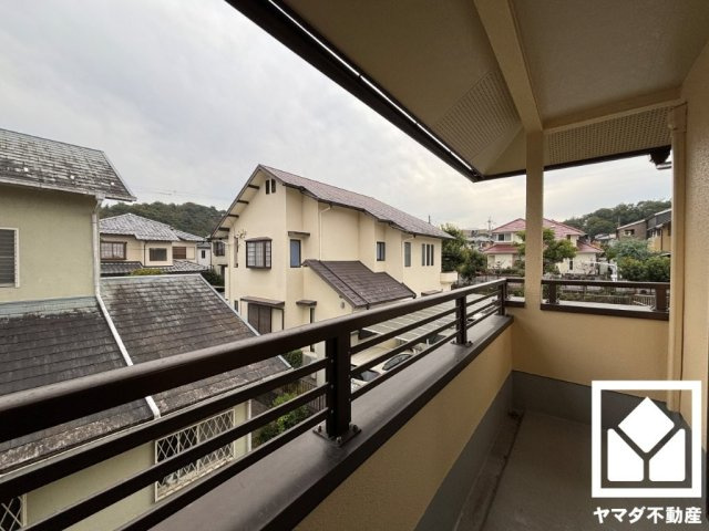 大津市青山４丁目のバルコニー