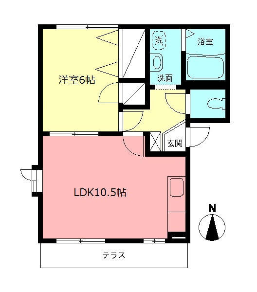 グリーンヒル1995の間取り