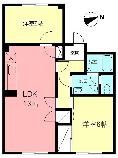 牧野マンションの間取り